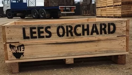 Quarter tonne bins are used for delicate produce