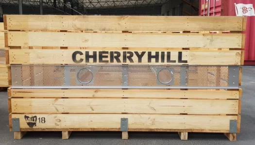 Cherry Hill branded two tonne bin