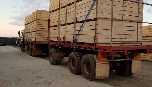 Unbranded bins ready to be delivered