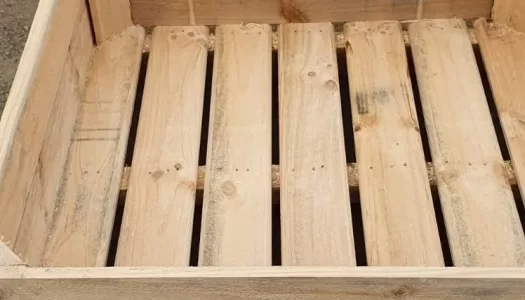 Routered base boards mean produce will not be damaged by sharp edges