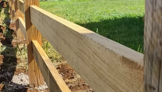 We can do 1, 2, 3 or 4 rails for your fence to suit your needs